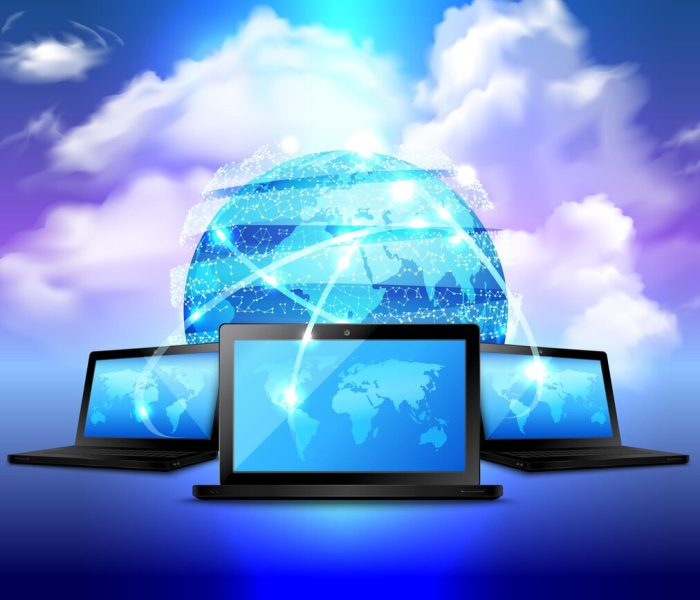 cloud-storage-realistic-concept-with-abstract-digital-globe-three-laptop-around_1284-26976